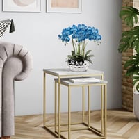 Briful 44 cm Phalaenopsis Orchidea Művirág Kerámia Kaspóban Otthon Dekorációhoz 6