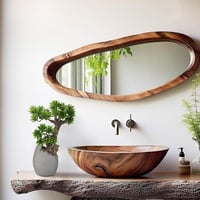 Briful Műbonsai Fa 35 cm - Élethű Műnövény Cement Cserépben, Vízálló Dekoráció Fürdőszobába, Irodába, Ablakpárkányra, Könnyű Műanyag 3
