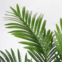 Briful Műpálmafa 70 cm - Élethű Műnövény 3 Törzzsel, Dekoratív Trópusi Szobanövény Nappaliba, Irodába, Hálószobába - Stabil, Könnyen Tisztít 7