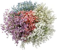 Briful Művirág Gypsophila Csokor - 10 db Időjárásálló Művirág Otthoni, Esküvői, Parti Dekorációhoz - Menta Krém Színben 7