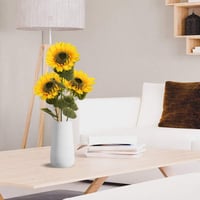 Briful Művirág Napraforgó - 83 cm Magas Selyem Dekoráció Esküvőre, Partikra, Otthoni Díszítésre - 3 db Nagy Méretű Textil Virág 7
