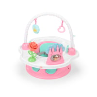 Bright Starts Disney Princess SuperSeat 3 v 1 detská stolička s hracím pultíkom a hrazdičkou, ružová, od 4 mesiacov do 4 rokov 1