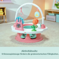 Bright Starts Disney Princess SuperSeat 3 v 1 detská stolička s hracím pultíkom a hrazdičkou, ružová, od 4 mesiacov do 4 rokov 6