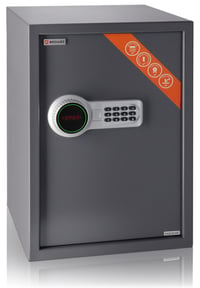 Brihard Business XL EL Sef s Elektroničkom Bravom - 50x35x36cm Titan Siva Čelični Sigurnosni Sejf s Mogućnošću Montaže na Zid/Pod, LED Zaslonom i Ključem za Hitne Slučajeve 1