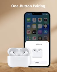 Carcasă de încărcare wireless BRILLESS pentru AirPods generația a 3-a – Cutie de încărcare Bluetooth de schimb cu buton de sincronizare și port Lightning 4