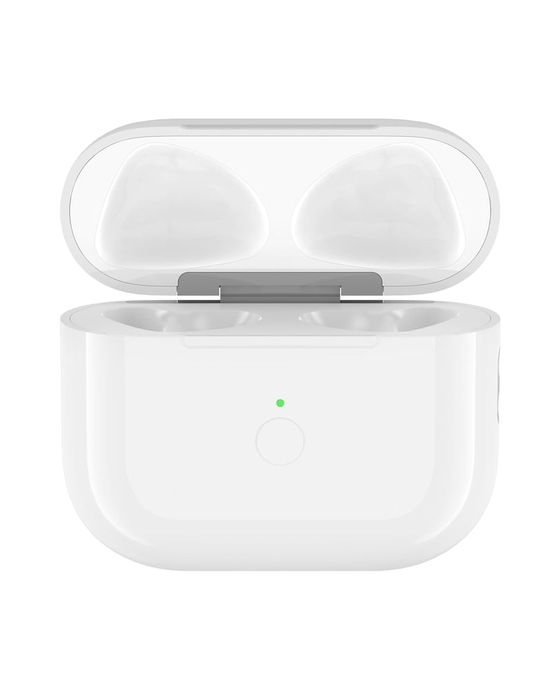 Carcasă de încărcare wireless BRILLESS pentru AirPods generația a 3-a – Cutie de încărcare Bluetooth de schimb cu buton de sincronizare și port Lightning