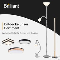 Brilliant Curly 3 lángos króm függőlámpa E27 üveg-fém design - Nero 7