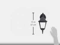 Brilliant Newport kültéri fali lámpa – 34 cm, fekete, E27, esőálló, max. 60W, kültéri világítás 3