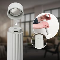 BRILONER Akumulatorska viseća svjetiljka, dimabilna na dodir, podesiva po visini, topla bijela, bez potrebe za priključkom na struju, LED, za blagovaonski stol, dnevni boravak, 4,5x160 cm, antikno bijela 7