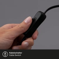 BRILONER Stolna svjetiljka s prekidačem na kabelu, rotirajuća, svjetiljka sa stezaljkom, svjetiljka za čitanje, noćna svjetiljka, za dječju sobu i ured, 40 cm, zelena 3