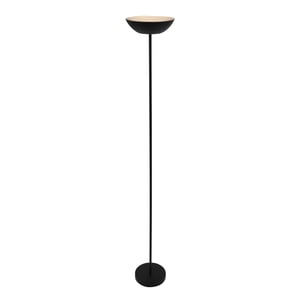BRILONER LED podna lampa s upravljanjem na dodir, postupnim prigušivanjem i baterijom - crna - 170 cm