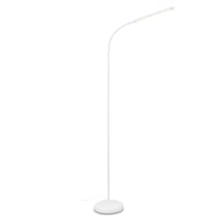 BRILONER LED podna lampa s prigušivanjem, rotirajućim svjetlom za čitanje, upravljanjem na dodir, neizravnim osvjetljenjem, dekoracija za dnevni boravak, bijela 1