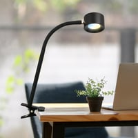 Lampă de birou LED BRILONER cu baterie, detașabilă magnetic, rotativă la 360 de grade, reglabilă, CCT, lampă de citit, cu clips, lampă pentru noptieră, 44 cm, negru 3