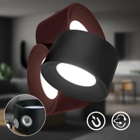Lampă de birou LED BRILONER cu baterie, detașabilă magnetic, rotativă la 360 de grade, reglabilă, CCT, lampă de citit, cu clips, lampă pentru noptieră, 44 cm, negru 5