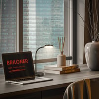 Lampă de birou LED BRILONER cu control tactil, reglabilă treptat, rotativă, lampă de citit, veioză, Home Office, 32,5x13x40 cm, negru 3