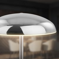 BRILONER LED stolna svjetiljka, bežična, IP44, s touch prigušivačem, izmjenjivom baterijom i kromiranim dizajnom, vanjska svjetiljka za čitanje, 19,5x30,5 cm 9
