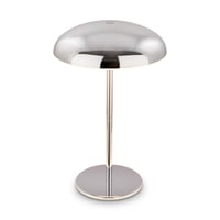 BRILONER LED stolna svjetiljka, bežična, IP44, s touch prigušivačem, izmjenjivom baterijom i kromiranim dizajnom, vanjska svjetiljka za čitanje, 19,5x30,5 cm 1