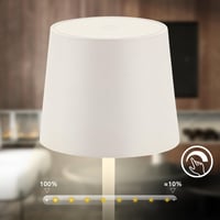 BRILONER LED stolna svjetiljka, bežična, IP44, s funkcijom dodira, prigušiva, s izmjenjivom baterijom i izvorom svjetlosti, noćna svjetiljka za čitanje 6