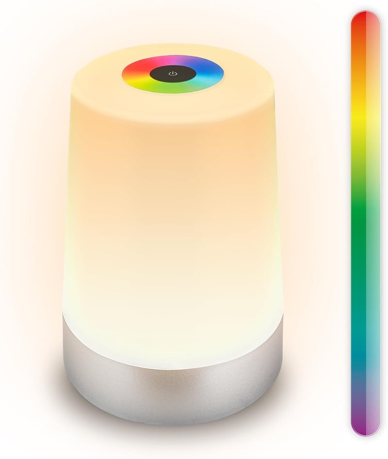BRILONER LED Asztali Lámpa RGBW Érintésvezérelt Akkumulátoros IP44
