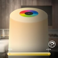 BRILONER LED Asztali Lámpa RGBW Érintésvezérelt Akkumulátoros IP44 8