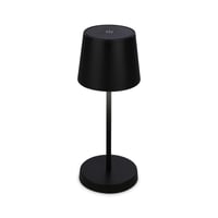 Briloner LED stolná lampa USB-C, dotykové ovládanie, stmievateľná, IP44, 10,5x26 cm - čierna 1