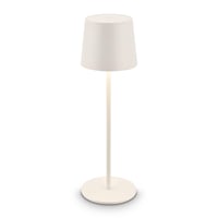 Bezdrôtová LED stolná lampa Briloner, IP44, s dotykovým ovládaním, stmievateľná - antikbiela - 11x34,5 cm 1