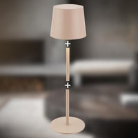 BRILONER LED Asztali Lámpa Vezeték Nélküli IP44 Érintésvezérléssel Dimmer Akkumulátor - 11x33 cm, Beige 9