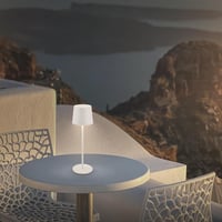 BRILONER LED Asztali Lámpa Vezeték Nélküli IP44 Érintésvezérléssel Dimmer Akkumulátor 4