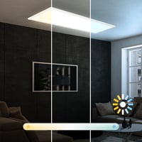 BRILONER LED stropna svjetiljka 100x25x6 cm, s daljinskim upravljačem, prigušiva, toplo-hladno bijelo svjetlo, IP44 zaštita, za kupaonicu, spavaću sobu, radionicu 7