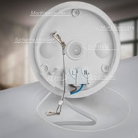 BRILONER LED stropna svjetiljka 98x20x3 cm, s neizravnim osvjetljenjem, plosnat dizajn, neutralno bijelo svjetlo, rasvjeta za dnevni boravak i kuhinju, bijela 6
