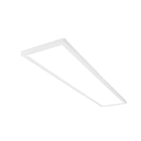 BRILONER LED stropna svjetiljka 98x20x3 cm, s neizravnim osvjetljenjem, plosnat dizajn, neutralno bijelo svjetlo, rasvjeta za dnevni boravak i kuhinju, bijela 1