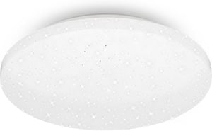 BRILONER LED Mennyezeti Lámpa Csillag Dekorációval IP44 275mm Fehér - 27 cm, Starry sky