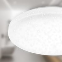 Plafonieră LED Briloner cu decor stelar, IP44, pentru baie și spații umede, lumină albă neutră, 40x6,5 cm, alb 5