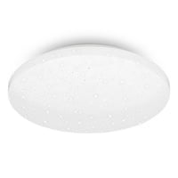 Stropné LED svietidlo Briloner s hviezdnym efektom IP44 – biele – Ø275 mm 1