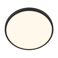 BRILONER LED stropné svietidlo s dekoratívnym panelom, 17,5W, 2400lm, teplé biele svetlo, 33x6 cm, čierne, osvetlenie do obývačky, kuchyne a predsiene 1