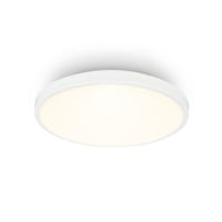 Plafonieră LED BRILONER cu panou decorativ, lumină alb cald, 10W, 1200lm, iluminat pentru living, bucătărie, hol, 24x6 cm, alb 1