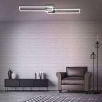 Stropné LED svietidlo BRILONER so stmievačom, diaľkovým ovládaním, nastavením teploty farieb, funkciou nočného svetla a časovačom 5
