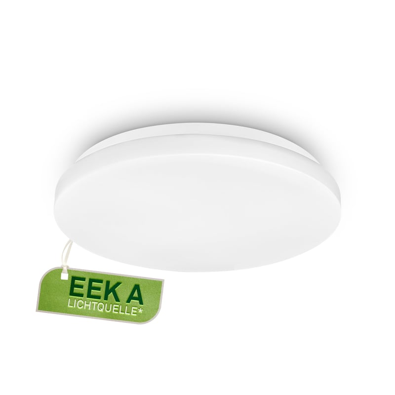 Briloner LED stropna svjetiljka bijela, neutralno bijelo svjetlo 4000K, 8W 1700lm, energetski razred A, rasvjeta za dnevni boravak, kuhinju i hodnik, 29x6 cm