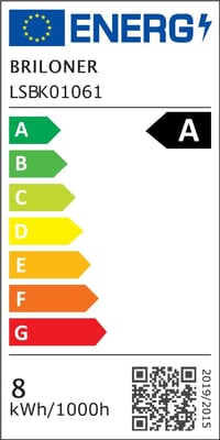 Briloner LED stropna svjetiljka bijela, neutralno bijelo svjetlo 4000K, 8W 1700lm, energetski razred A, rasvjeta za dnevni boravak, kuhinju i hodnik, 29x6 cm 9
