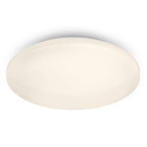 BRILONER LED stropna svjetiljka za kupaonicu, 24W, 2600 lm, IP44, toplo bijelo svjetlo, 40x6,5 cm, bijela, rasvjeta za kuhinje i vlažne prostorije