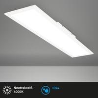LED stropné svietidlo BRILONER do kúpeľne, 78x18x6,5 cm, 25W, 2800 lm, IP44, neutrálne biele svetlo 4000K, kúpeľňový panelové svietidlo 2