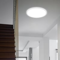 BRILONER LED stropné svietidlo s nepriamym svetlom, LED panel, ploché, neutrálna biela, čierne, 48 x 3 cm, do kuchyne a predsiene 5