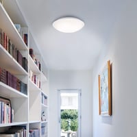 Plafonieră LED Briloner cu senzor de mișcare și senzor crepuscular, lampă pentru baie și încăperi umede, 38x7 cm, alb, 15W 1500 lm 3