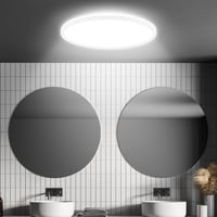 Stropné LED svietidlo BRILONER so snímačom pohybu, IP44, 42x3 cm, biele, dosah 3 m, detekcia 120 stupňov, neutrálne biele svetlo, do kúpeľne 3