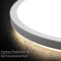 Stropné LED svietidlo BRILONER so snímačom pohybu, IP44, 42x3 cm, biele, dosah 3 m, detekcia 120 stupňov, neutrálne biele svetlo, do kúpeľne 6