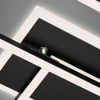 Plafonieră LED Smart Home BRILONER, compatibilă cu Alexa, cu telecomandă, iluminat pentru sufragerie și dormitor, 110x24,8x7,8 cm, negru 5