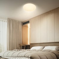 BRILONER LED stropna svjetiljka s daljinskim upravljačem, prigušiva, CCT, efekt zvjezdanog neba, 24W, 2600 lm, 34x6 cm, bijela, za dnevni boravak i spavaću sobu 3