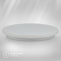 BRILONER LED stropna svjetiljka s daljinskim upravljačem, prigušiva, CCT, efekt zvjezdanog neba, 24W, 2600 lm, 34x6 cm, bijela, za dnevni boravak i spavaću sobu 7