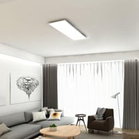 BRILONER LED stropný panel, stmievateľný, s nastavením teploty farieb a diaľkovým ovládaním, 23 W, 2200 lm, biely plast, 1000x250x48 mm 4