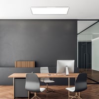 BRILONER LED stropna panel svjetiljka, ultratanka, 119,5x29,5x6 cm, 38W, 4100 lumena, neutralna bijela svjetlost, dnevni boravak, kuhinja, bijela 4